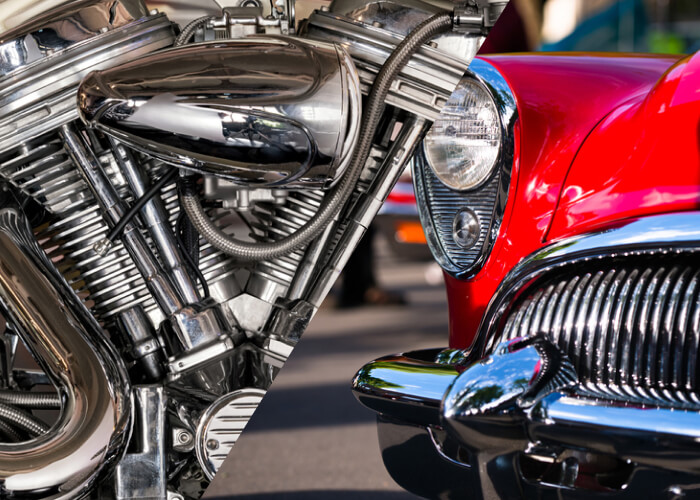 Smith Plating automotive and motorcycle plating